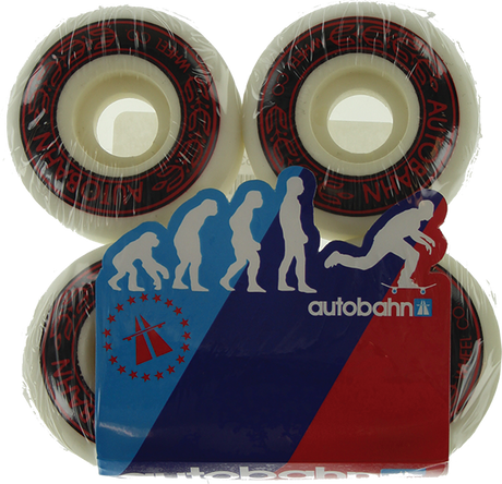 AUTOBAHN AB-S 53mm WHT Skateboard Wheels (set of 4)