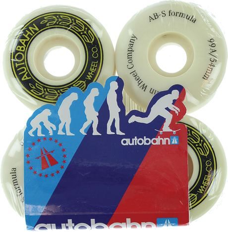 AUTOBAHN AB-S 54mm WHT  set of 4 wheels