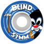 BLIND REAPER IMPERSONATOR 51mm WHITE BLUE WHEELS SET