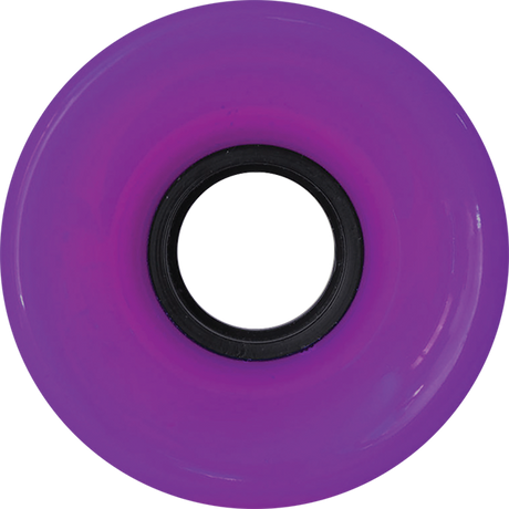 BLANK WHEEL 60mm 83a SOLID PURPLE  WHEELS SET