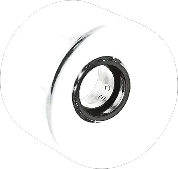 BLANK WHEEL 60mm 83a SOLID WHITE  Wheels Set