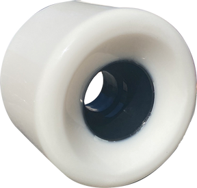 BLANK WHEELS 75mm WHT/BLK WHEELS SET