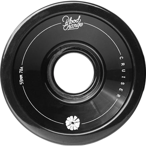 BLOOD ORANGE CRUISER 59mm 78a BLACK WHEELS SET