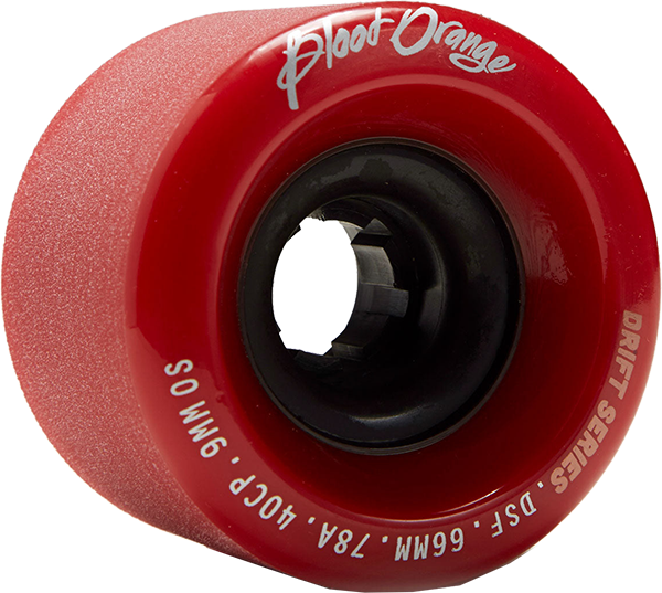 BLOOD ORANGE DRIFT 66mm 78a OXBLOOD RED WHEELS SET