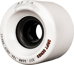 BLOOD ORANGE DRIFT 66mm 78a WHITE WHEELS SET