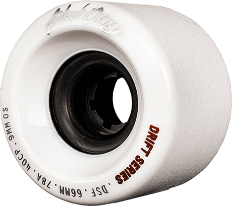 BLOOD ORANGE DRIFT 66mm 78a WHITE WHEELS SET