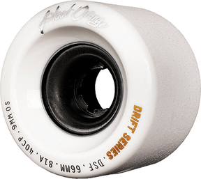 BLOOD ORANGE DRIFT 66mm 81a WHITE WHEELS SET
