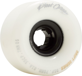 BLOOD ORANGE DRIFT 70mm 81a WHITE WHEELS SET