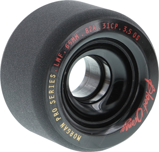 BLOOD ORANGE MORGAN 65mm 82a BLACK Set of 4 Wheels
