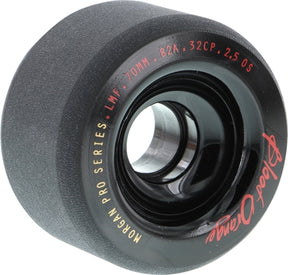 BLOOD ORANGE MORGAN 70mm 82a BLACK Set of 4 Wheels