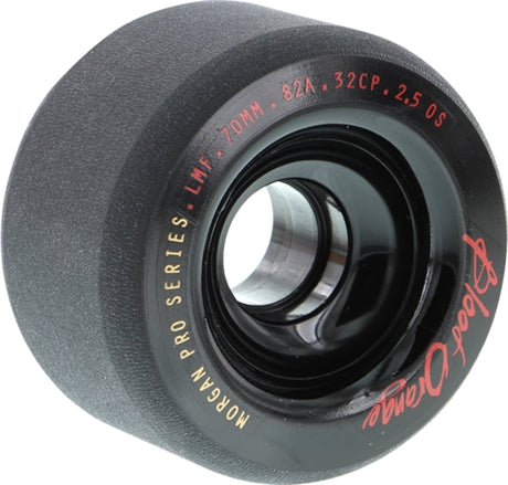 BLOOD ORANGE MORGAN 70mm 82a BLACK Set of 4 Wheels