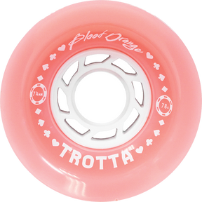 BLOOD ORANGE TROTTA PRO SERIES 74mm 78a PINK/WHT WHEELS SET