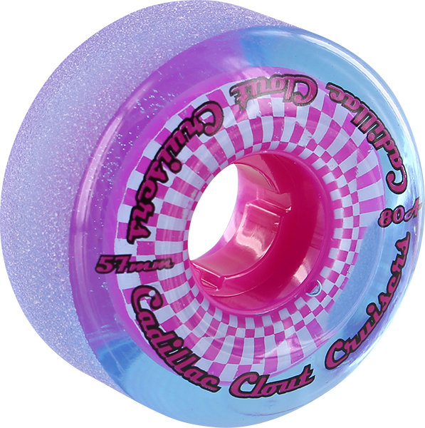 CADILLAC CLOUT CRUISERS 57mm 80a BLU/PINK WHEELS SET