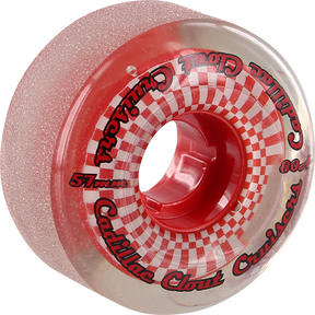 CADILLAC CLOUT CRUISERS 57mm 80a SMOKE/RED WHEELS SET