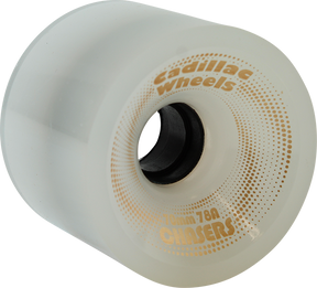CADILLAC CHASERS 70mm 78a WHITE WHEELS SET