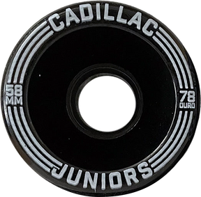 CADILLAC JUNIORS 58mm 78a BLACK WHEELS SET