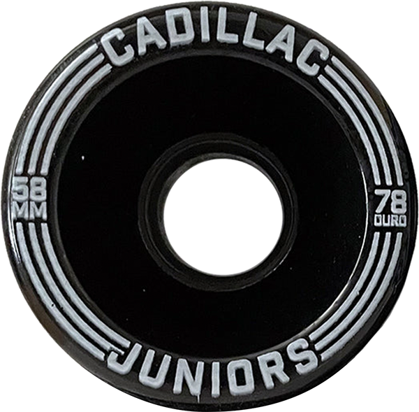 CADILLAC JUNIORS 58mm 78a BLACK WHEELS SET