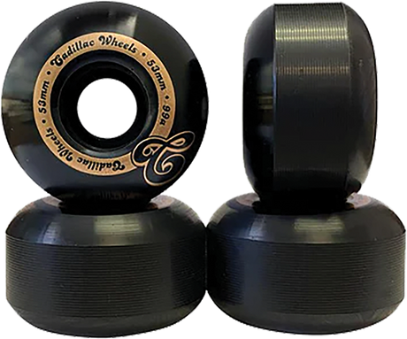 CADILLAC STREET 53MM 99A BLACK WHEELS SET