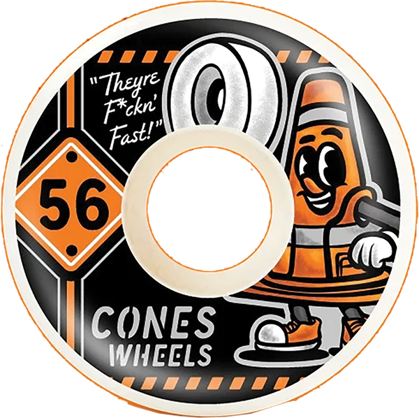 CONES BANNER CONICAL 56MM 99A WHEELS SET