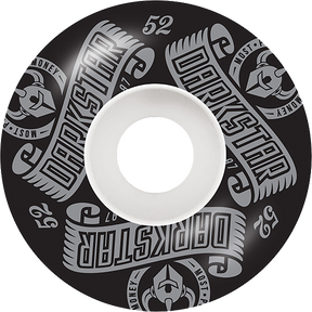 DARKSTAR ARC 52mm WHITE/SIL WHEELS SET