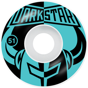 DARKSTAR DIVIDE 51mm BLACK/AQUA WHEELS SET