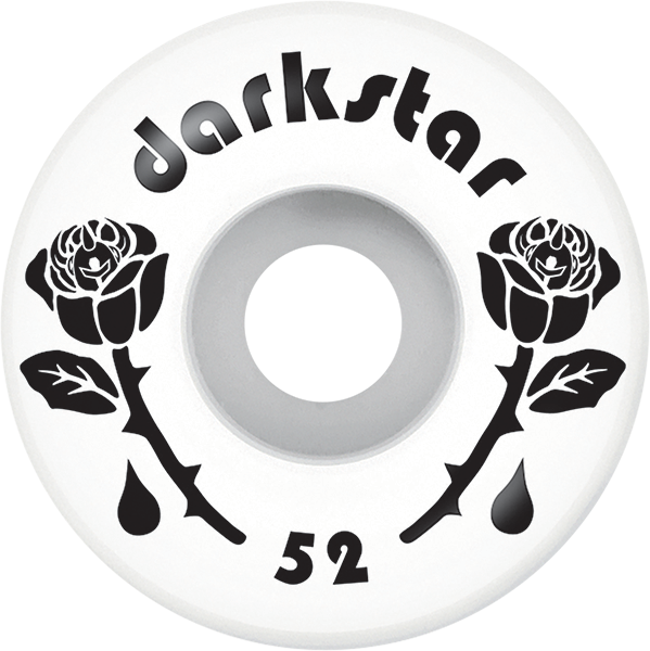 DARKSTAR FORTY 52mm WHT/BLK WHEELS SET