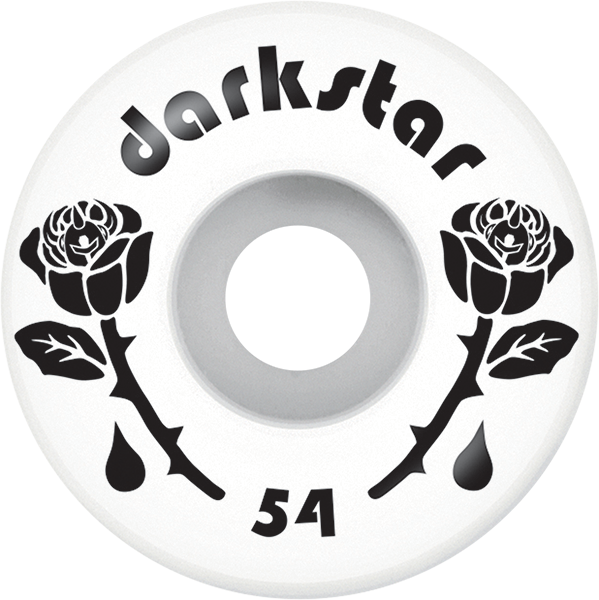 DARKSTAR FORTY 54mm WHT/BLK WHEELS SET