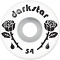 DARKSTAR FORTY 54mm WHT/BLK WHEELS SET