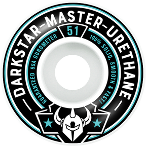 DARKSTAR RESPONDER 51mm WHITE/AQUA WHEELS SET