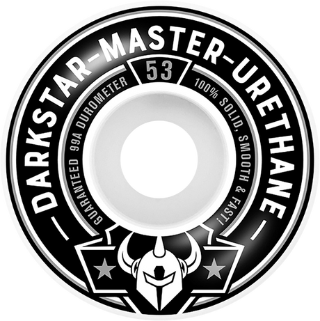 DARKSTAR RESPONDER 53mm WHT/SILVER WHEELS SET