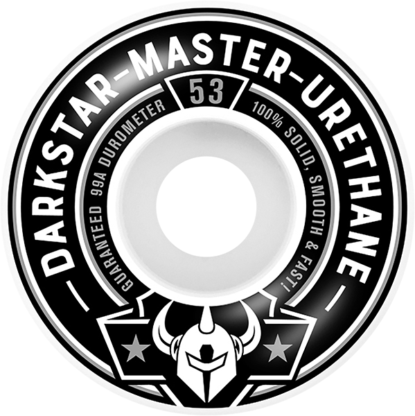 DARKSTAR RESPONDER 53mm WHT/SILVER WHEELS SET