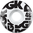 DGK STREET FORMULA 48mm WHT/BLK WHEELS SET