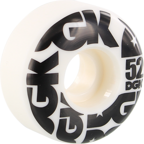 DGK STREET FORMULA 52mm WHT/BLK WHEELS SET