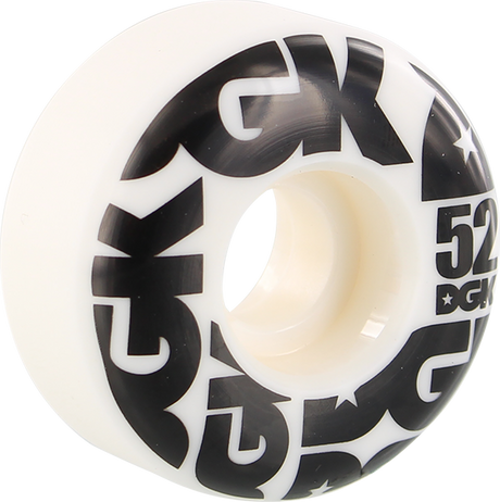 DGK STREET FORMULA 52mm WHT/BLK WHEELS SET