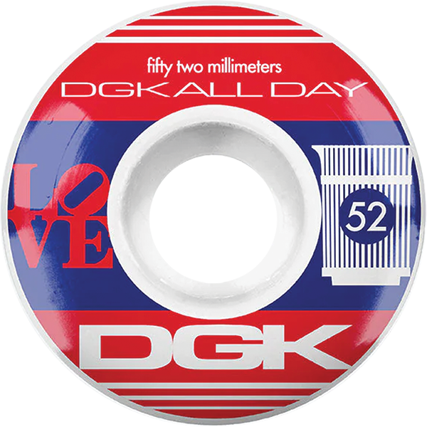 DGK PLAZA 52MM WHEELS SET
