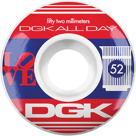 DGK PLAZA 52MM WHEELS SET