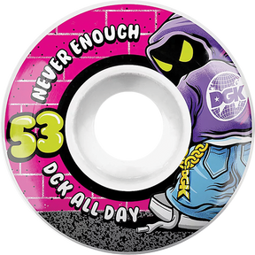 DGK THROWIE 53MM WHEELS SET
