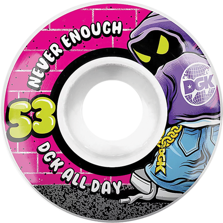 DGK THROWIE 53MM WHEELS SET
