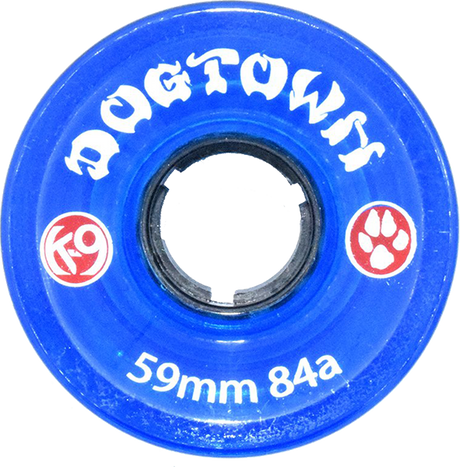 DOGTOWN K-9 CRUISER 59mm 84a CLEAR BLUE WHEELS SET