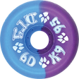 DOGTOWN K-9 80'S 60mm 95A NAVY/PUR 50/50 WHEELS SET