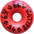 DOGTOWN K-9 RALLYS 54mm 99a CHERRY BOMB RED WHEELS SET