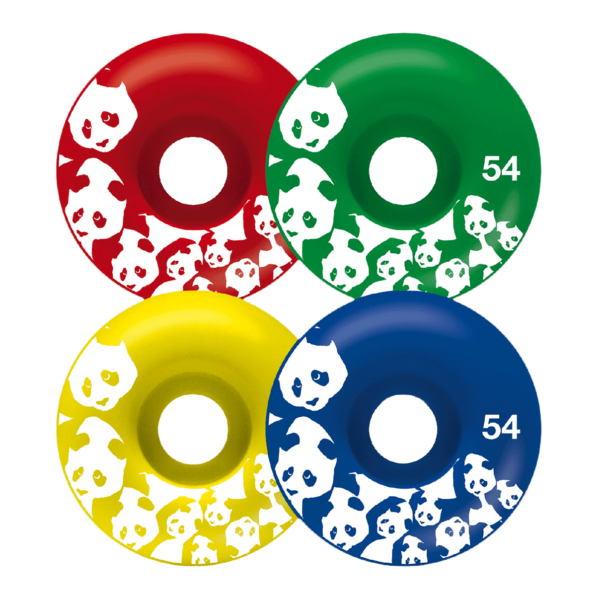 ENJOI SPECTRUM PANDA 54MM MULTI WHEELS SET