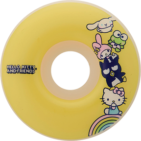 GIRL HELLO KITTY RAINBOW 52MM NAT/YEL WHEELS SET