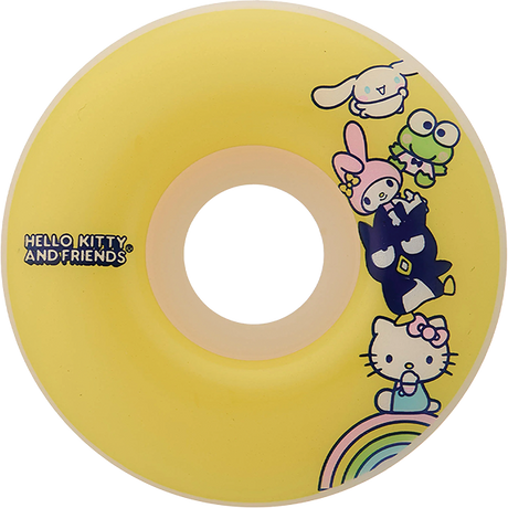 GIRL HELLO KITTY RAINBOW 52MM NAT/YEL WHEELS SET