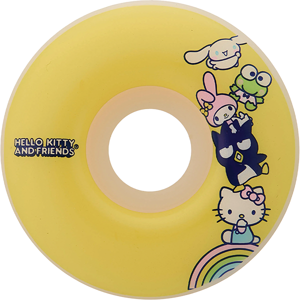 GIRL HELLO KITTY RAINBOW 52MM NAT/YEL WHEELS SET