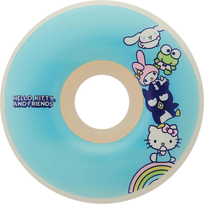 GIRL HELLO KITTY RAINBOW 54MM NAT/BLU WHEELS SET