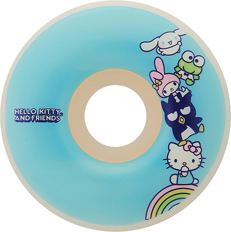GIRL HELLO KITTY RAINBOW 54MM NAT/BLU WHEELS SET