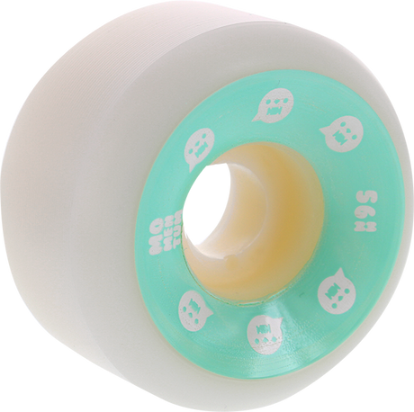 MOMENTUM SPIRAL V2 56mm 101a WHT/GREEN WHEELS SET