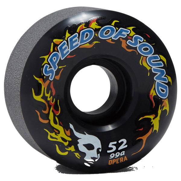 OPERA SOS FIRE MASK HARDLINE CONICAL 52MM 99A BLK WHEELS SET