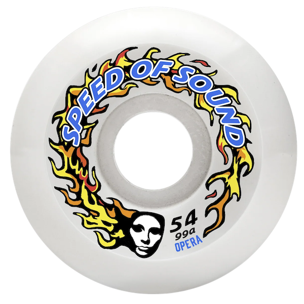 OPERA SOS FIRE MASK HARDLINE CONICAL 54MM 99A BLK WHEELS SET